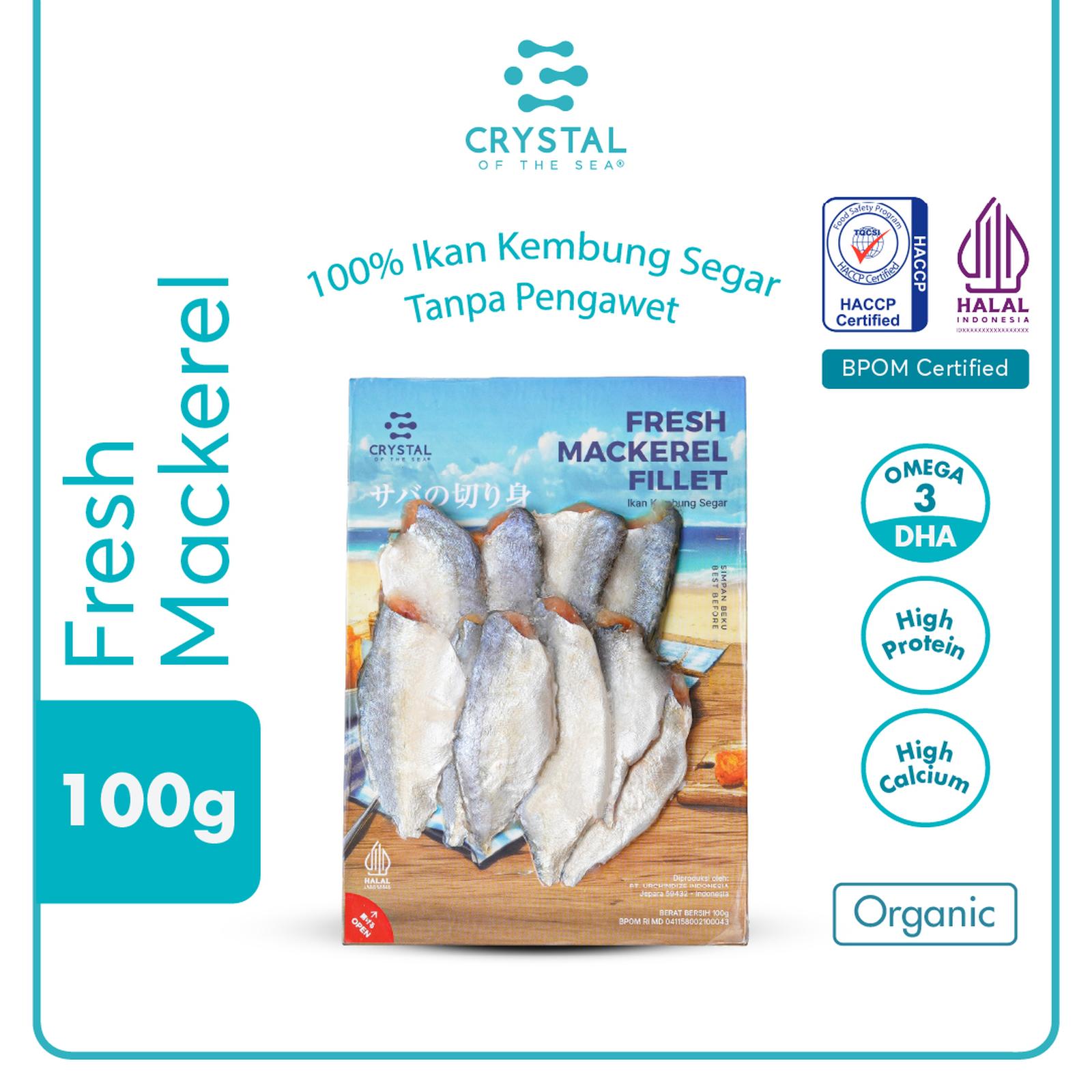 Ikan Kembung Fillet 100gr Fresh Mackerel Fillet Tanpa Duri Bersih