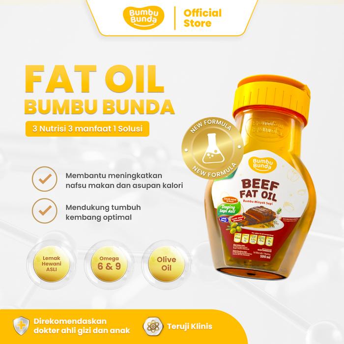 Fat Oil BB Booster Beef (Sapi) 100ml Bumbu Bunda Elia