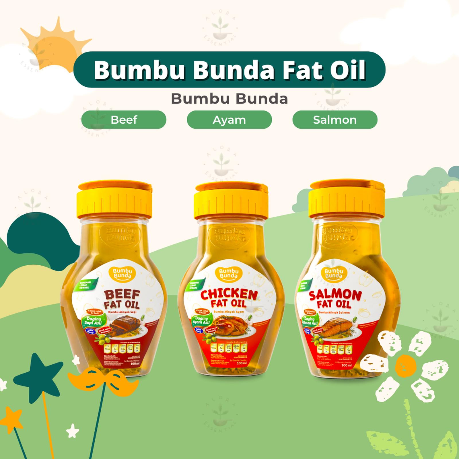 Fat Oil BB Booster Chiken (Ayam ) 100ml Bumbu Bunda Elia
