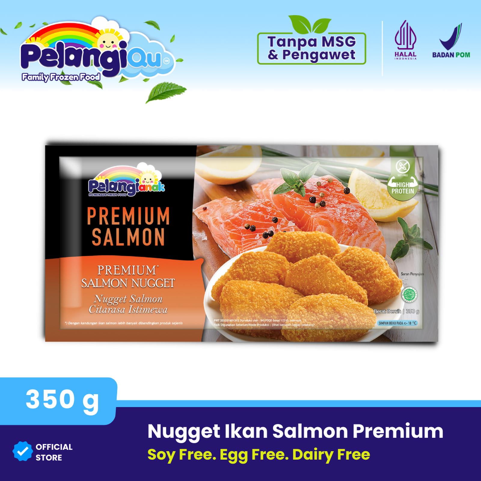 Nugget Salmon Original Pelangi 350gr