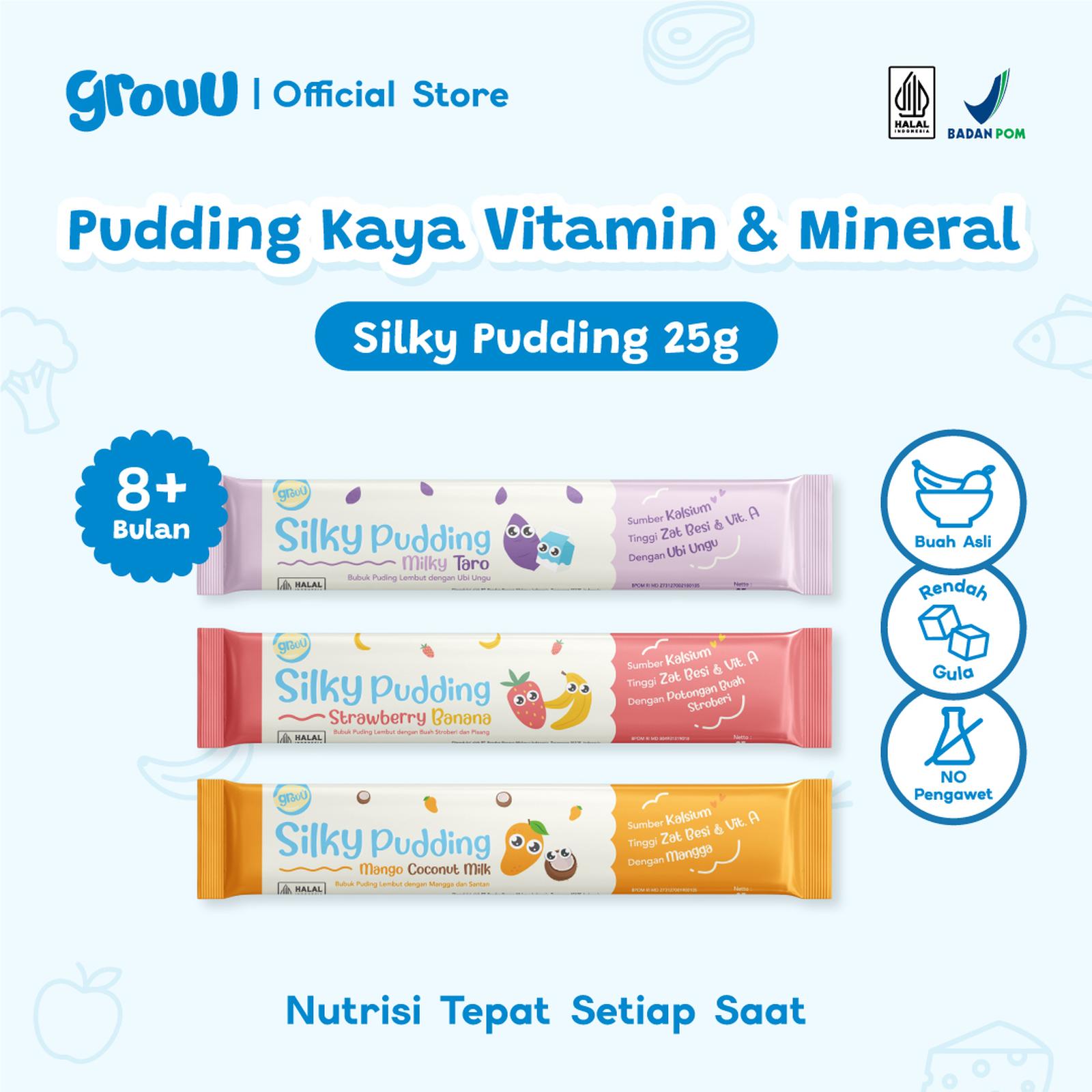 Silky Pudding Mango Coconut Milk Grouu 25gr